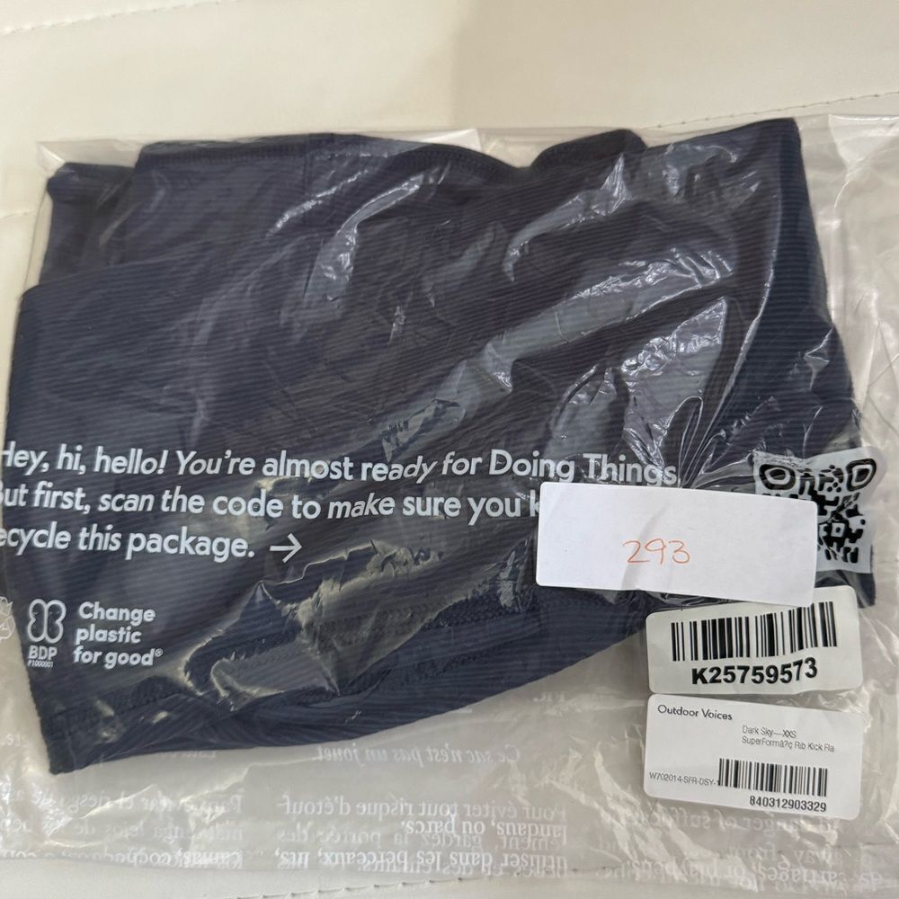 NWT Outdoor Voices Rib Kick Flare Rain rare XXS Athleisure Pants - Picture 8 of 9